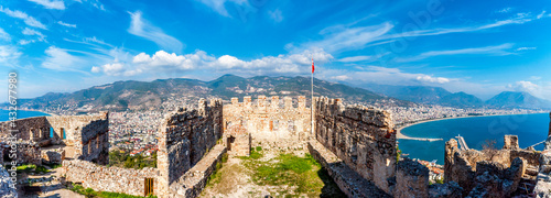 фотографія The Castle of Alanya Town in Turkey