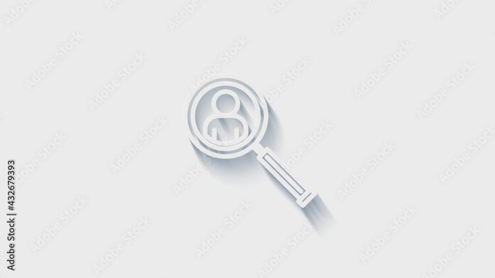 Business 3D shadow icon. Marketing network. Money line icon. Motion graphics. Business 3D shadow icon. Marketing network. Money line icon. Motion graphics.