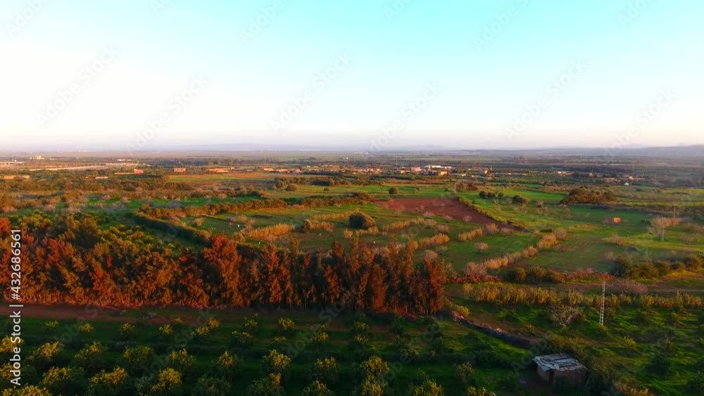Tiaret, Algérie prise de vue aérienne par drone  