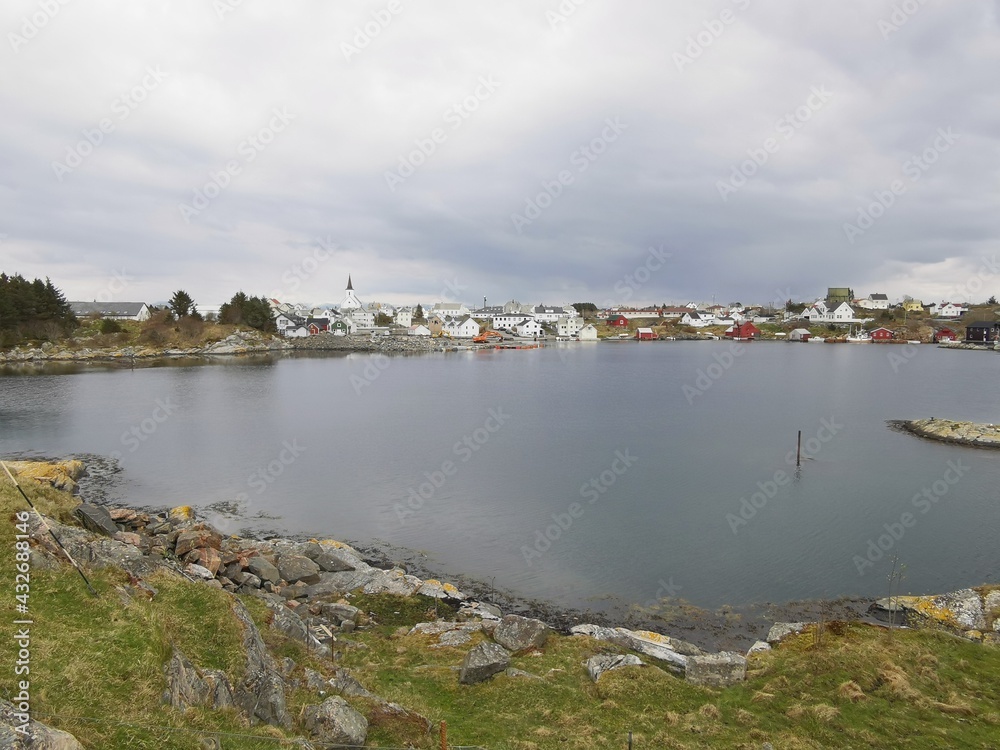 Fototapeta premium Fedje Island West Coast Norway Travel Holiday