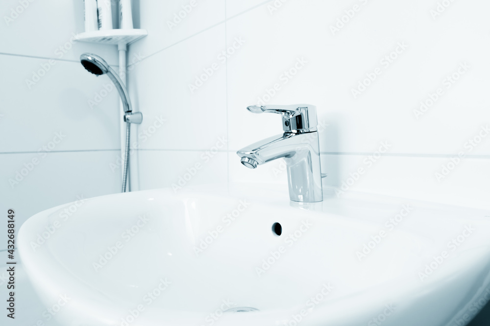 water tap, water mixer, faucet In bathroom water tap, water mixer, faucet In bathroom