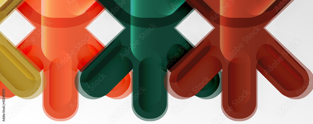 Abstract glossy crosses background for business or technology presentations, internet posters or web brochure covers Abstract glossy crosses background for business or technology presentations, internet posters or web brochure covers