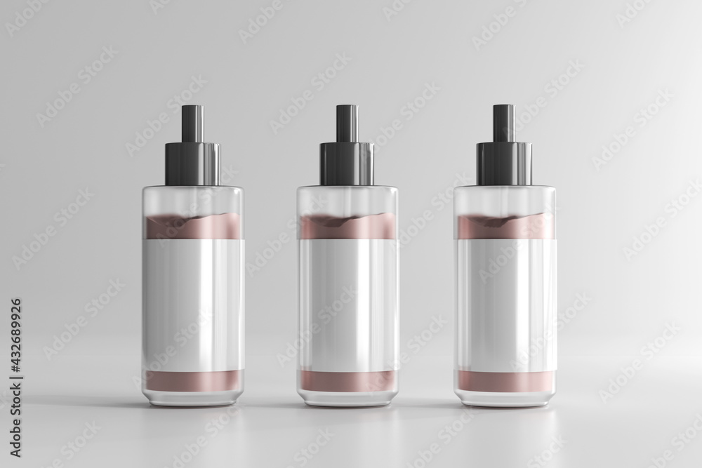 Isolated Cosmetic Cream Bottle 3D Rendering Isolated Cosmetic Cream Bottle 3D Rendering