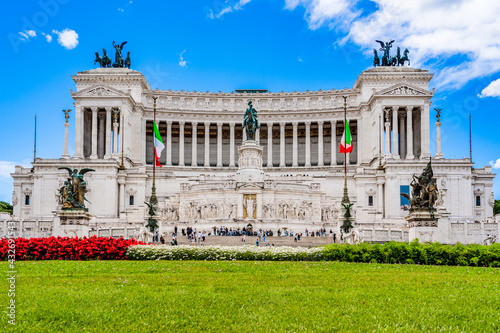 Altar of the Fatherland monument to Victor Emmanuel II the first king of Italy in Venice Square Rome, Italy