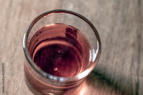 Photography glass of red drink, nacka, sverige, sweden, stockholm