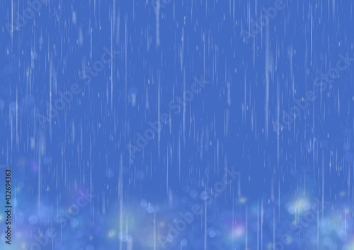 Fantastic and beautiful rain background