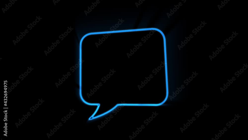 Animated white outlined speech bubble, chat balloon icon. Pictogram, comic book, anime. Useful for web site, banner, greeting cards, apps and social media posts. Chroma key, black screen background. Animated white outlined speech bubble, chat balloon icon. Pictogram, comic book, anime. Useful for web site, banner, greeting cards, apps and social media posts. Chroma key, black screen background.
