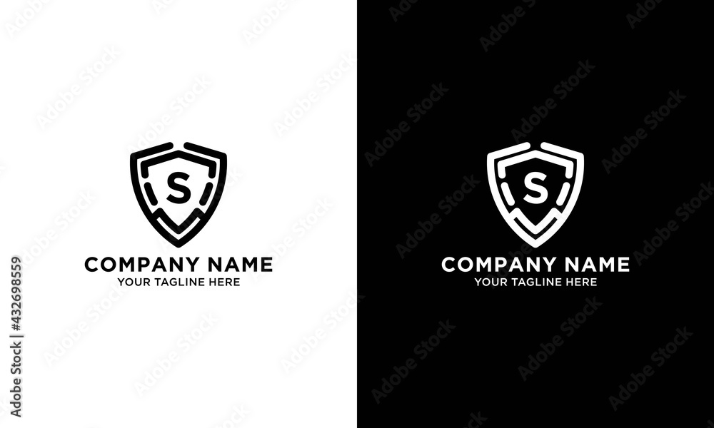 Initial Letter S Shield Secure Safe Secret Strong logo design vector Initial Letter S Shield Secure Safe Secret Strong logo design vector