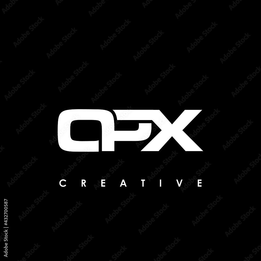 OPX Letter Initial Logo Design Template Vector Illustration OPX Letter Initial Logo Design Template Vector Illustration