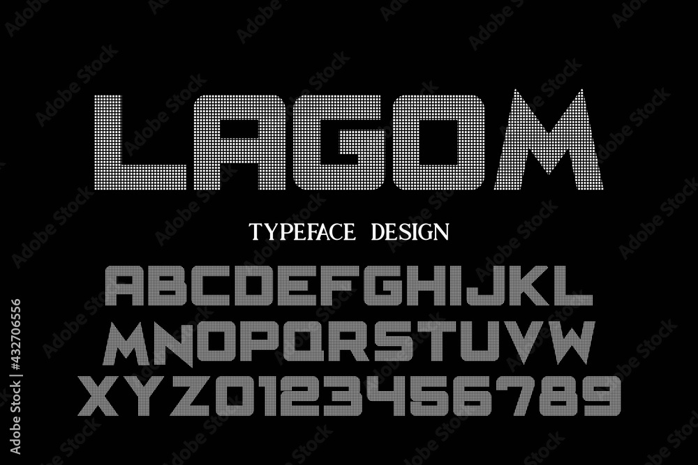 typeface design, classic font, gray and black vector background