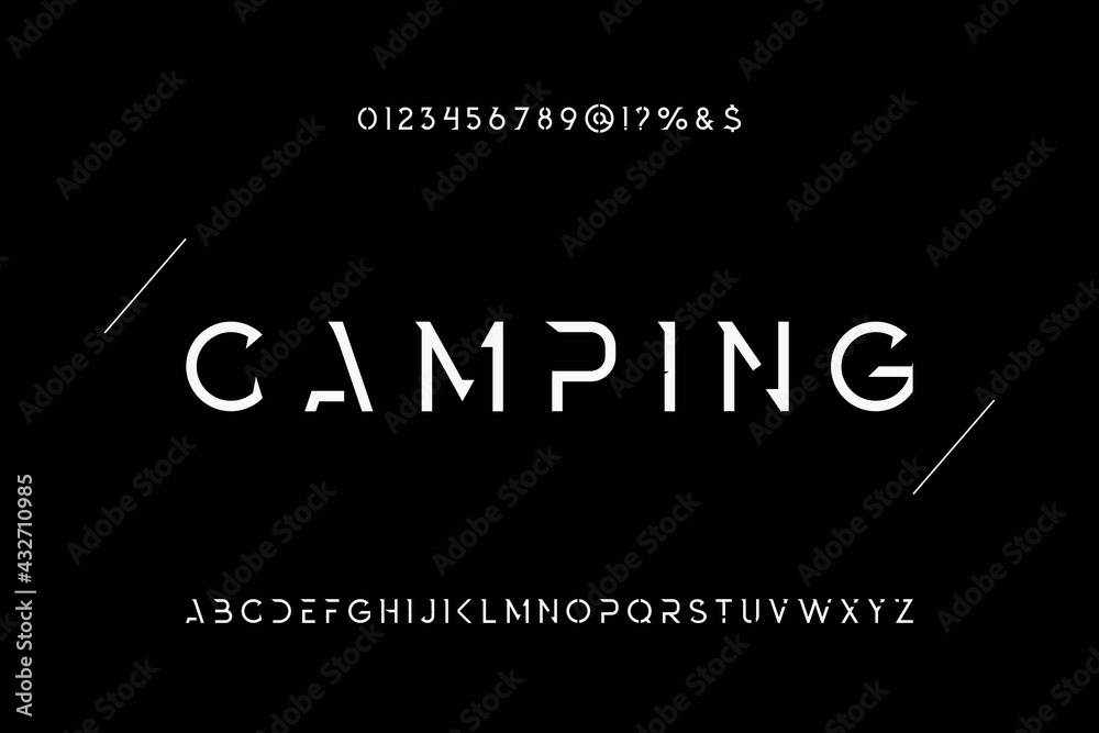 Obraz premium typeface design, classic font, gray and black vector background