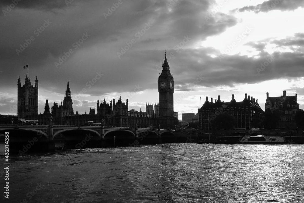 London - Westminster Skyline (from the Southbank)