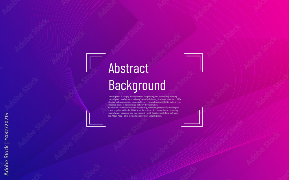 Fototapeta premium Purple and blue gradient modern background