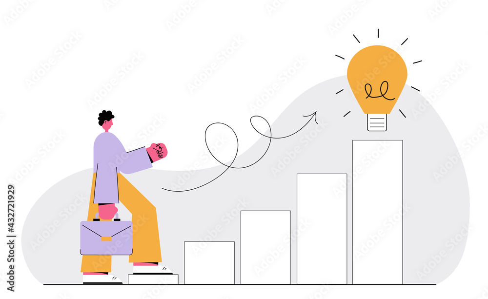 illustration. Achieving the goal. Strategic business planning abstract concept Business mission, competitive intelligence, goals, brand success. illustration. Achieving the goal. Strategic business planning abstract concept Business mission, competitive intelligence, goals, brand success.