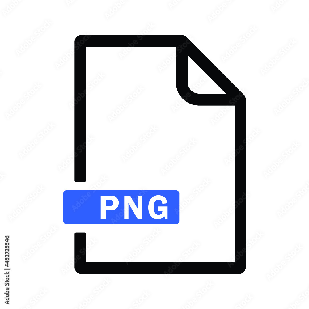 PNG File format icon, vector graphics