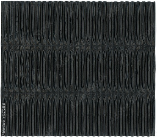 black corrugated cardboard texture background