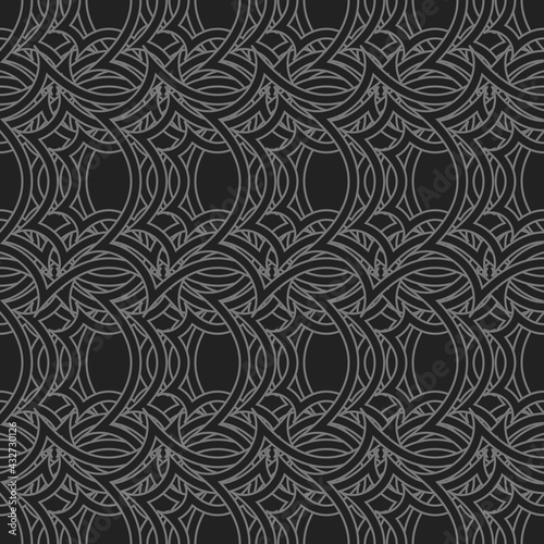 Fototapeta Naklejka Na Ścianę i Meble -  fabric abstract ethnic flower pattern, vector illustration style seamless. design for fabric, curtain, background, carpet, wallpaper, clothing, wrapping, Batik, fabric, tile, ceramic