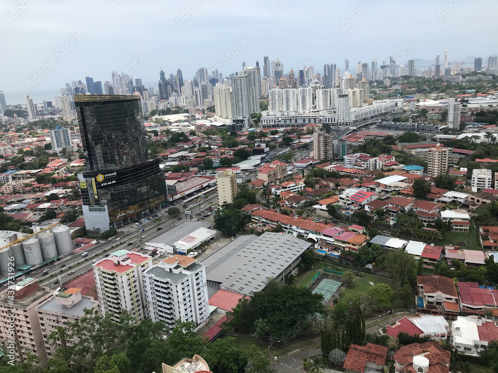 Naklejka premium Panama City