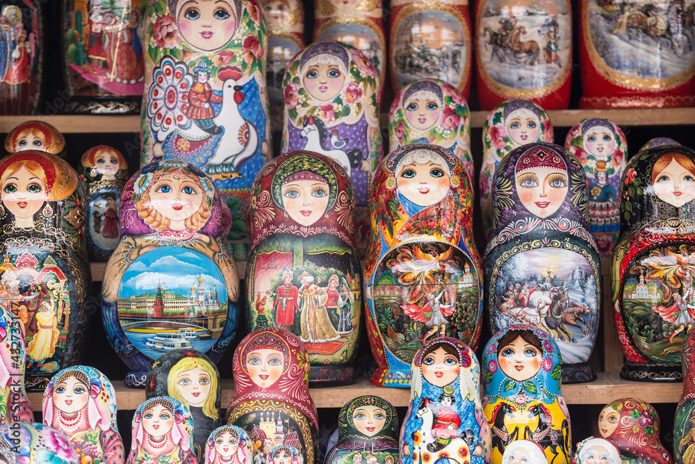 Russian souvenir nesting dolls