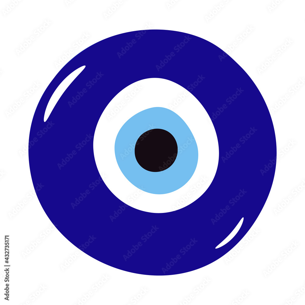 Glass islamic, greek amulet. Evil eye protection sign. Glass islamic, greek amulet. Evil eye protection sign.