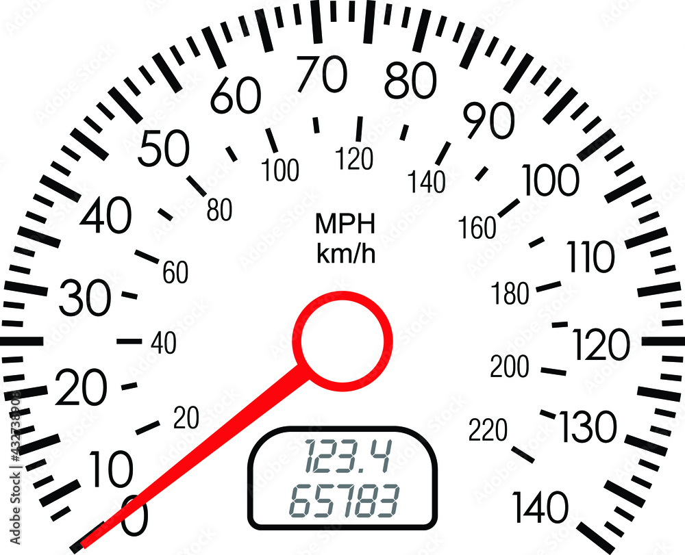 Km/h mph speedometer icon. indicator icons. Performance measurement ...