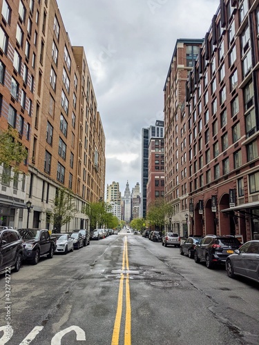 Tribeca after rain, New York City, NY - April 2021