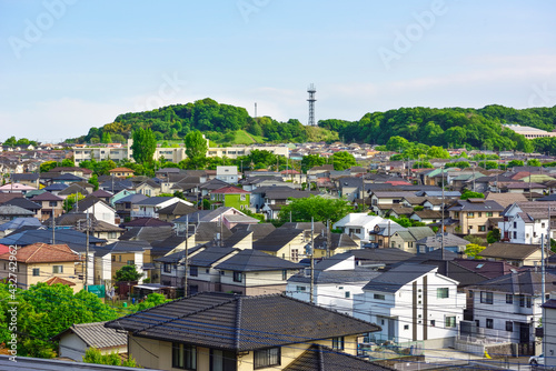  Japan's residential area, suburbs of Tokyo 　日本の住宅地、東京郊外