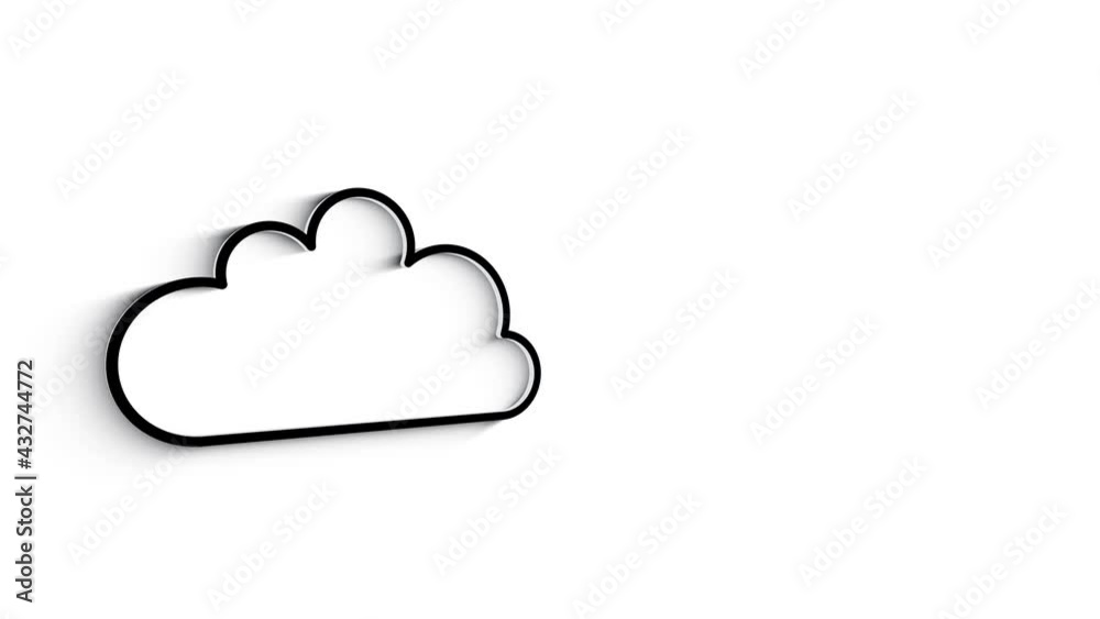 Web 3D shadow icon. Business. Email icon. Outline web icon. Motion graphics. Web 3D shadow icon. Business. Email icon. Outline web icon. Motion graphics.