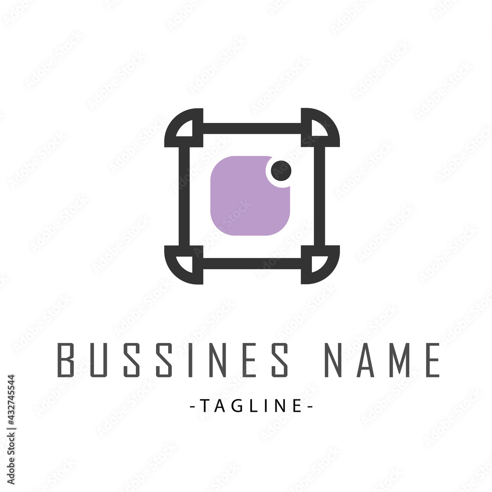 Abstract Eye Logo Letter o. Blue Circle Camera Icon. Usable for Business and Technology Logos. Flat Vector Logo Design Template Element Abstract Eye Logo Letter o. Blue Circle Camera Icon. Usable for Business and Technology Logos. Flat Vector Logo Design Template Element