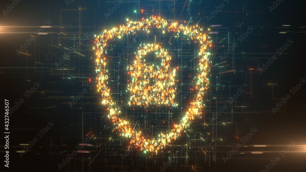 Padlock security and safety of personal data and information online - 3D illustration rendering Padlock security and safety of personal data and information online - 3D illustration rendering