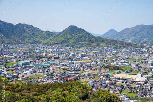 Cityscape of Takamatsu city suburbs , Kagawa, Shikoku, Japan   © F.F.YSTW