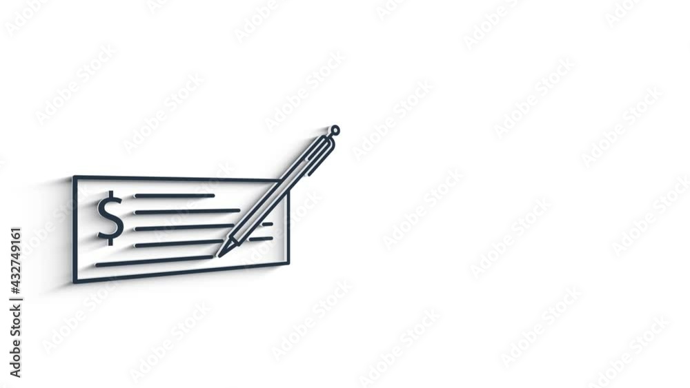 Money, finance, payments. Finance 3D shadow icon design. outline web icon. Motion graphics. Money, finance, payments. Finance 3D shadow icon design. outline web icon. Motion graphics.
