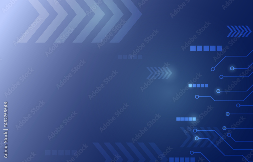 circuit technology with triangle polygonal shapes on dark blue background. abstract futuristic Illustration Vector design arrow digital social network connect concept. circuit technology with triangle polygonal shapes on dark blue background. abstract futuristic Illustration Vector design arrow digital social network connect concept.