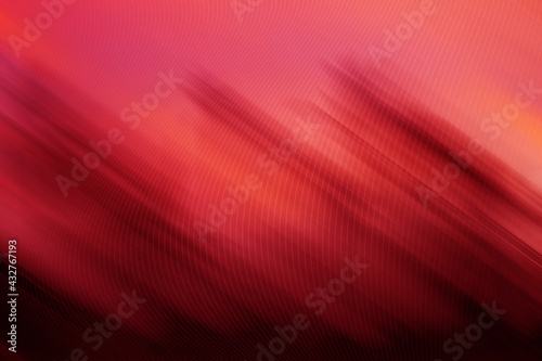 Fototapeta Naklejka Na Ścianę i Meble -  Abstract white blur line and wave on red motion blur background,textured background, template, banner, wallpaper, copy space
