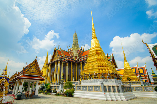 Temple of the Emerald Buddha - Wat Phra Si Rattana Satsadaram / Wat Phra Kaew 26 Oct 2020 Bangkok Thailand