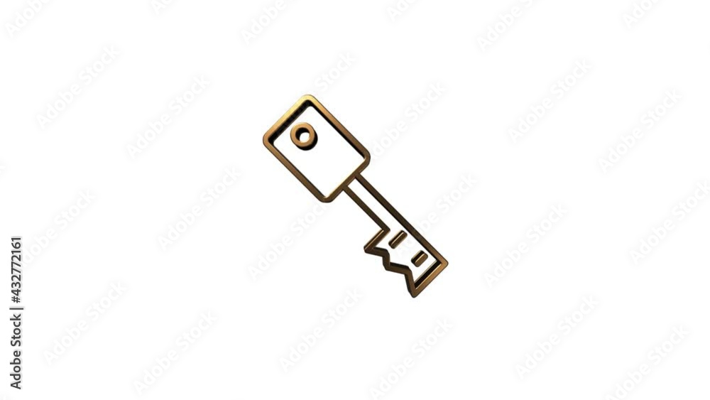 Cyber security 3D gold icon with shield and check mark. Security concept. Motion graphics. Cyber security 3D gold icon with shield and check mark. Security concept. Motion graphics.