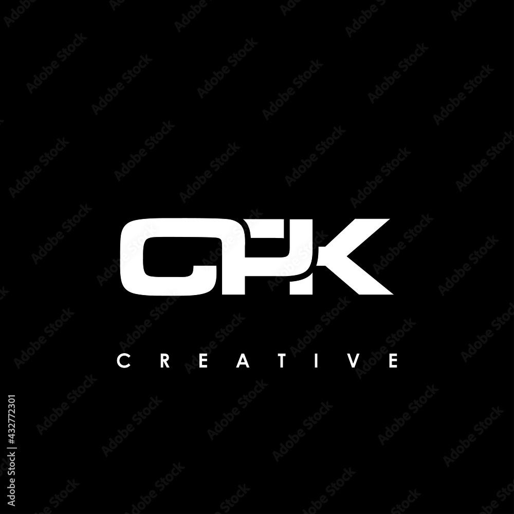CPK Letter Initial Logo Design Template Vector Illustration CPK Letter Initial Logo Design Template Vector Illustration