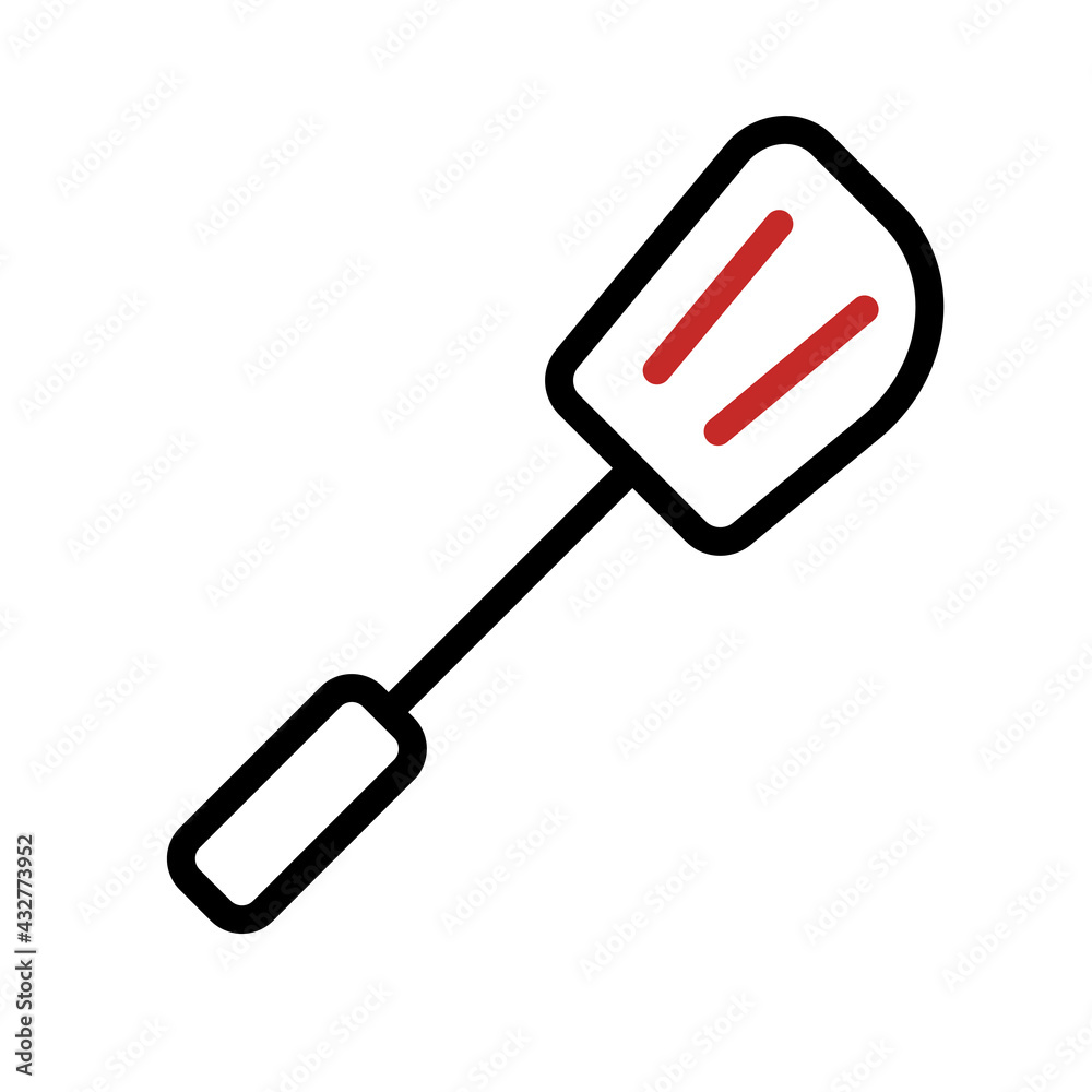 Spatula sketch icon isolated on white background. Spatula sketch icon for infographic, website or app. Spatula sketch icon isolated on white background. Spatula sketch icon for infographic, website or app.