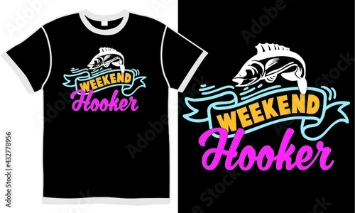 weekend hooker, short water swordfish, weekend forecast fishing, fishing pole t shirt template