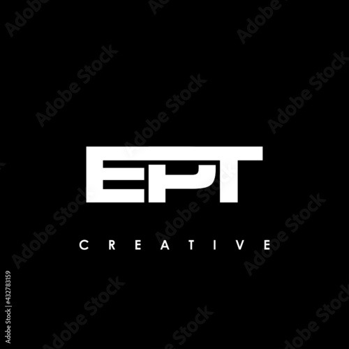 EPT Letter Initial Logo Design Template Vector Illustration