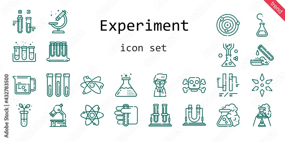 experiment icon set. line icon style. experiment related icons such as test tube, poison, test tubes, scientist, science, ph, flask, atom, beaker, microscope, atoms, experiment icon set. line icon style. experiment related icons such as test tube, poison, test tubes, scientist, science, ph, flask, atom, beaker, microscope, atoms,