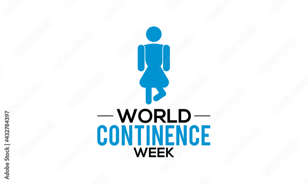 World Continence Week Awareness Concept Observed on June Every Year. Template for background, Banner, Poster, Card Awareness Campaign. World Continence Week Awareness Concept Observed on June Every Year. Template for background, Banner, Poster, Card Awareness Campaign.
