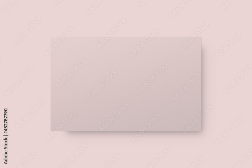 Blank light pink business card Blank light pink business card