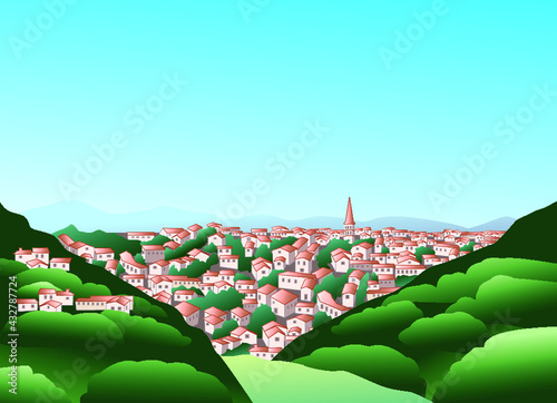 village de france, montagne noire