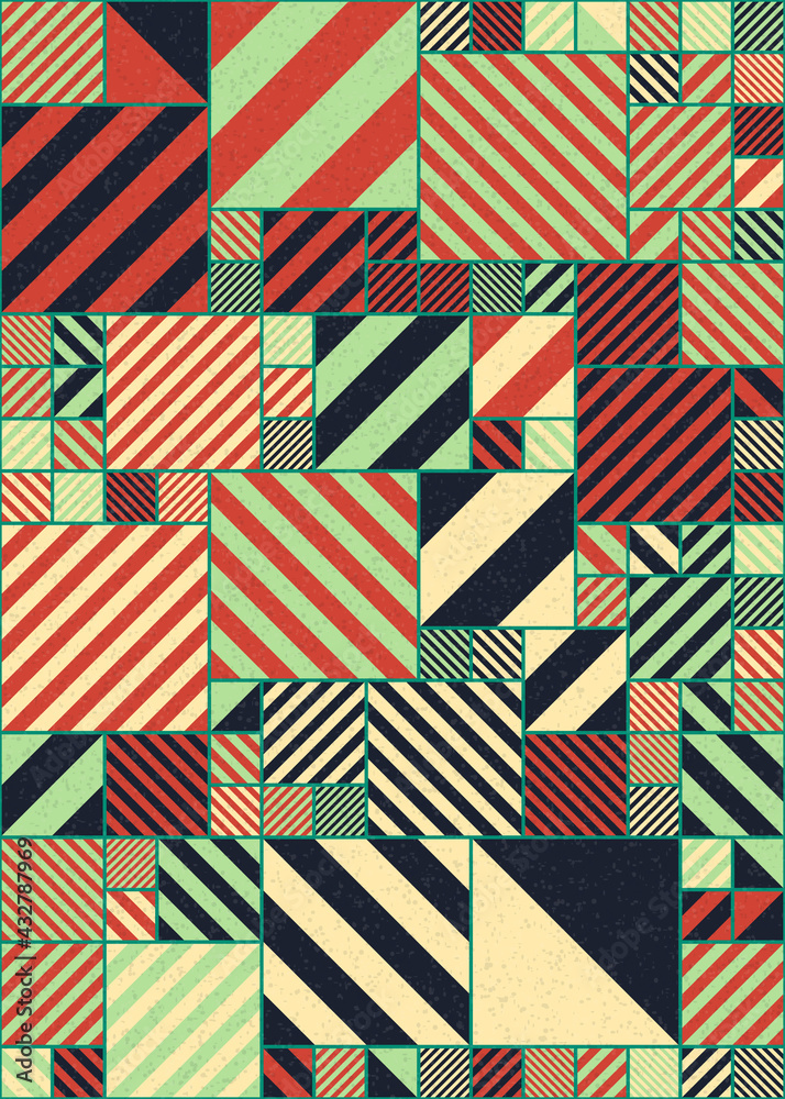 Abstract Geometric Pattern generative computational art illustration Abstract Geometric Pattern generative computational art illustration
