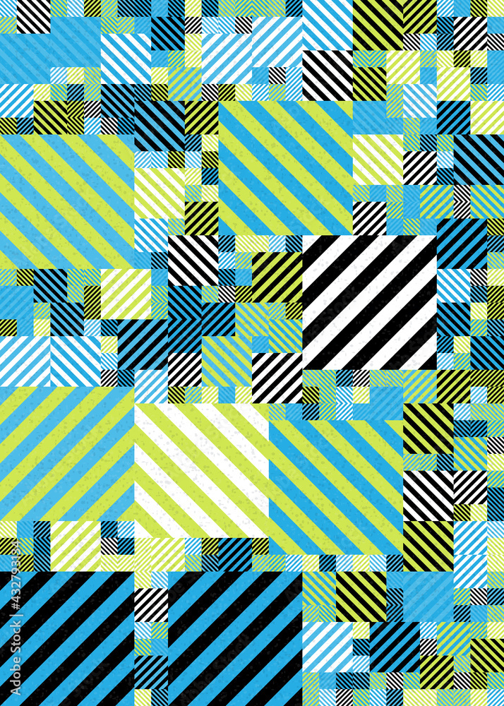 Abstract Geometric Pattern generative computational art illustration Abstract Geometric Pattern generative computational art illustration