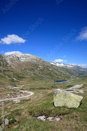 Old Gotthard alpine pass road © aquapix