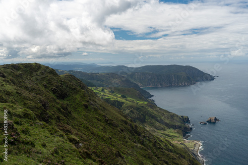 Vixia de Herbeira cliffs in Capelada mountain range, Cedeira, Galicia, Spain. photo