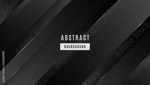 Shiny Black Sports Modern Abstract Background