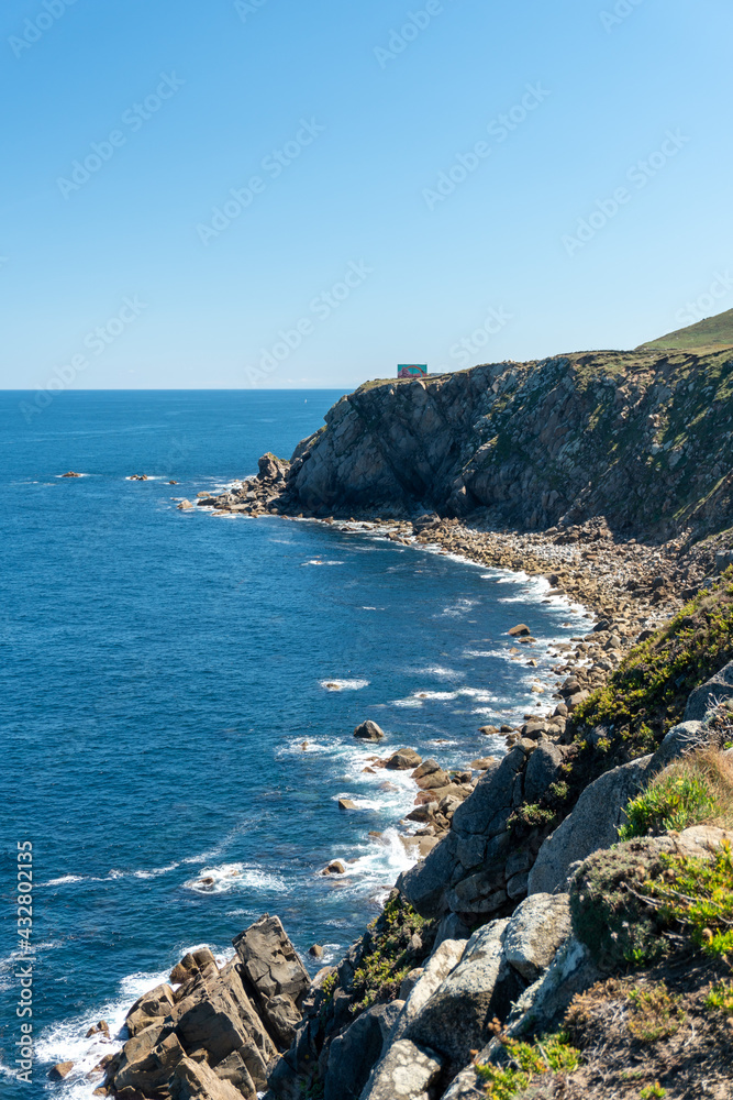 Estaca de Bares cape, Mañón, A Coruña province, Galicia, Spain